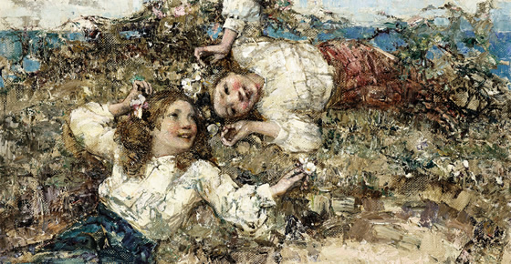 Painting by John Robertson Hornel