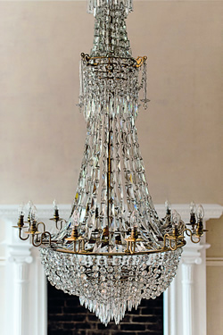 twelve-light chandelier
